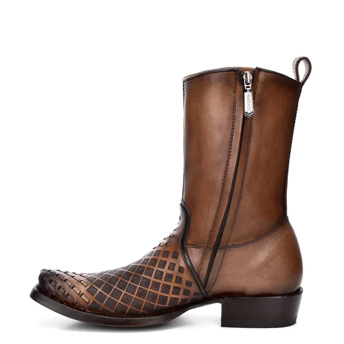 Men's Maple Woven Western Boot