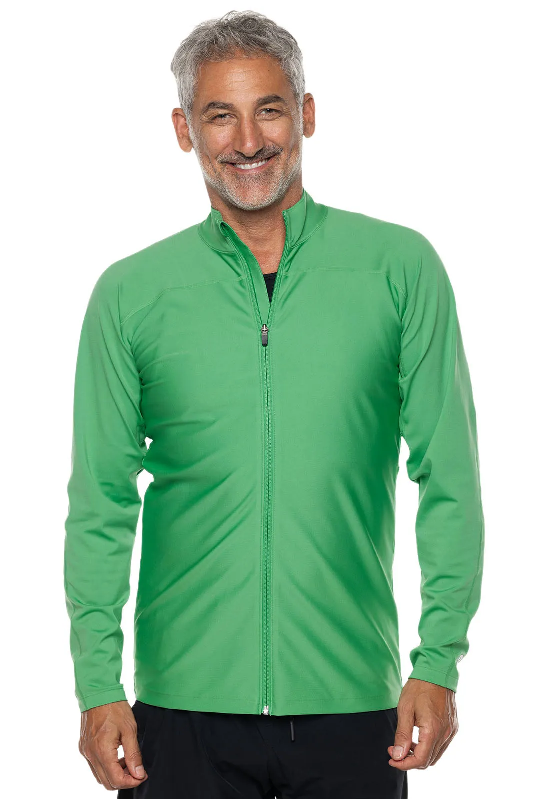 Men's Menorca Long Sleeve Water Jacket  |  Palm Green