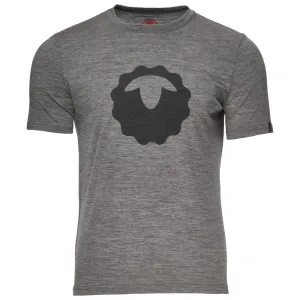 Mens Merino 150 Emblem Tee (Charcoal)