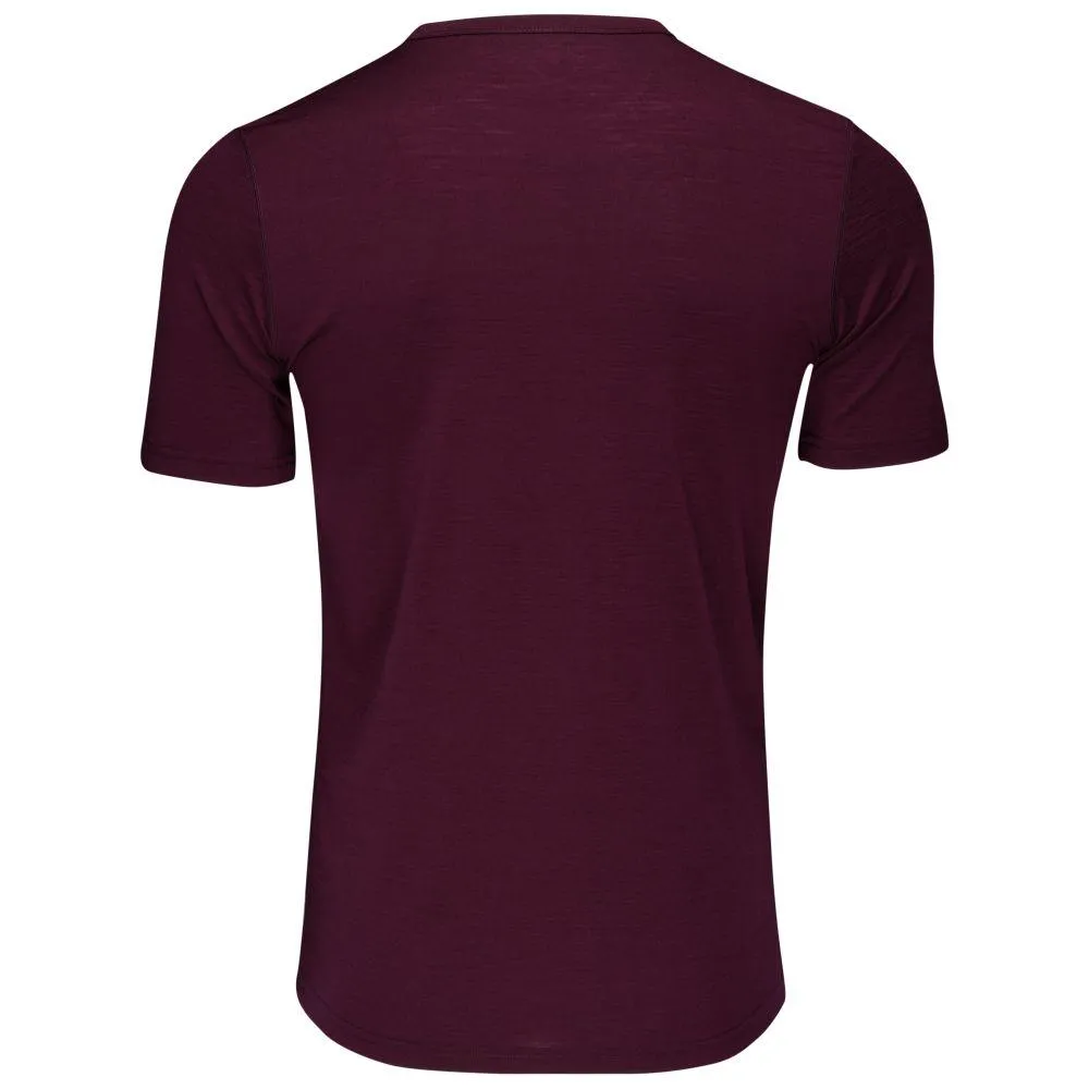 Mens Merino 150 Pack Light Tee (Wine)