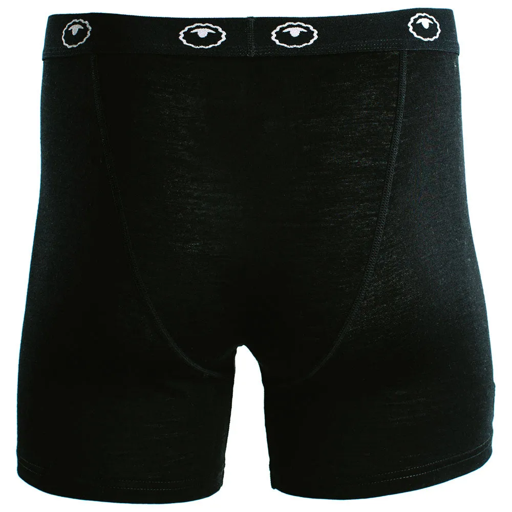 Mens Merino 180 Boxers (Black)