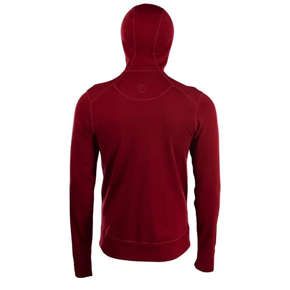 Mens Merino 260 Casual Hoodie (Red)