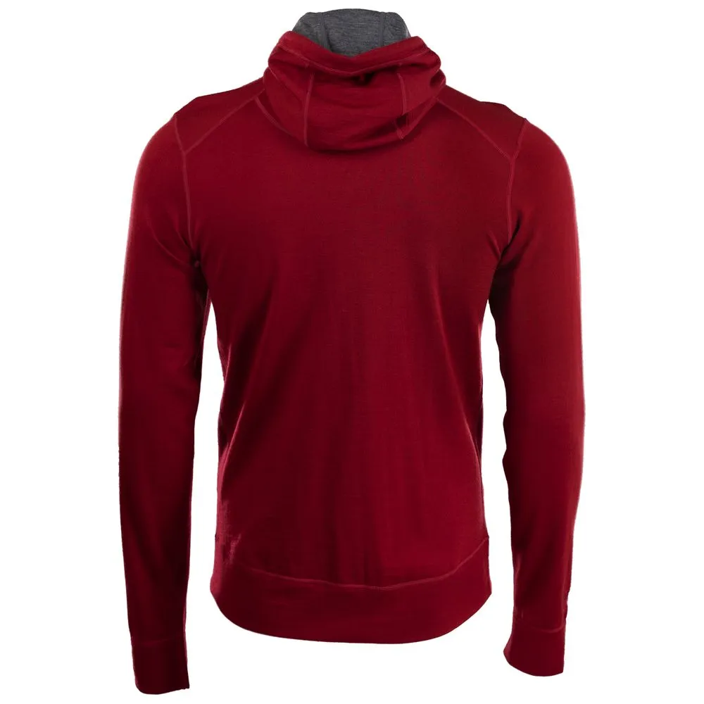 Mens Merino 260 Casual Hoodie (Red)