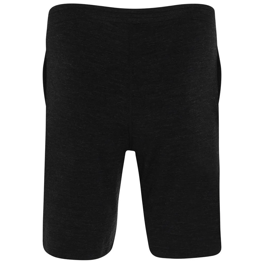 Mens Merino Blend 200 PJ Shorts (Black Melange)