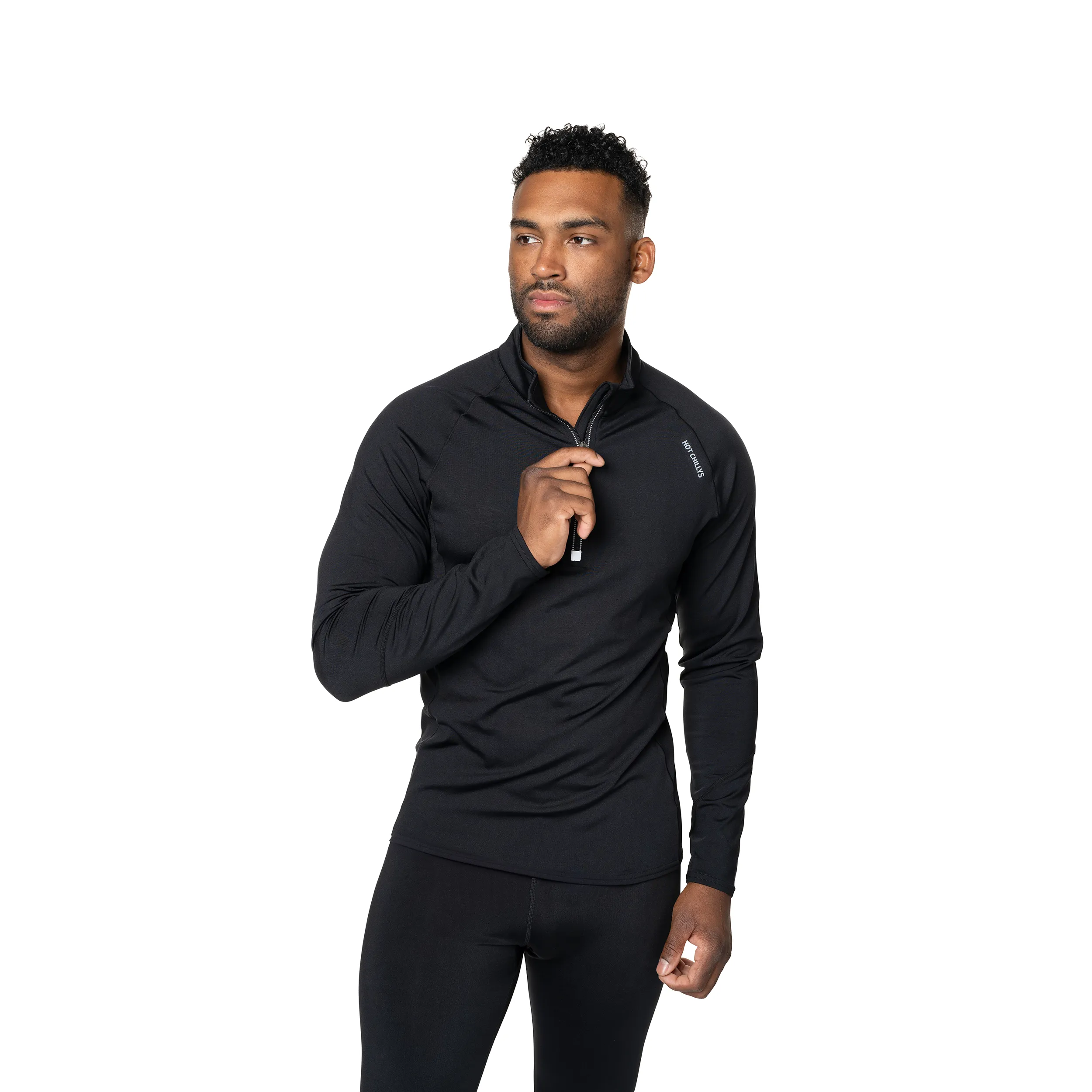 Men's Micro-Elite Chamois Zone Zip-T - Black/Black