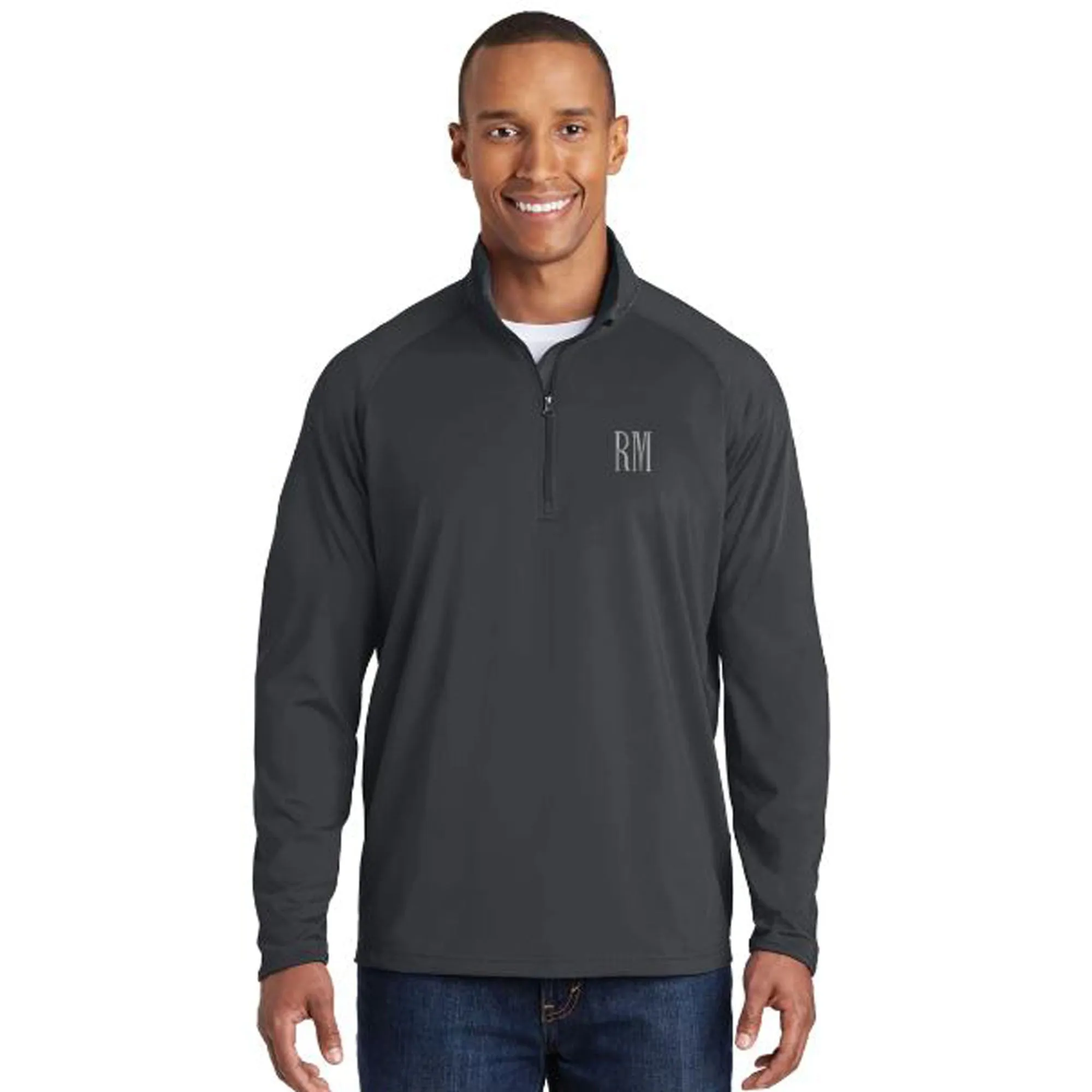 Men's Monogram Athletic Quarter Zip