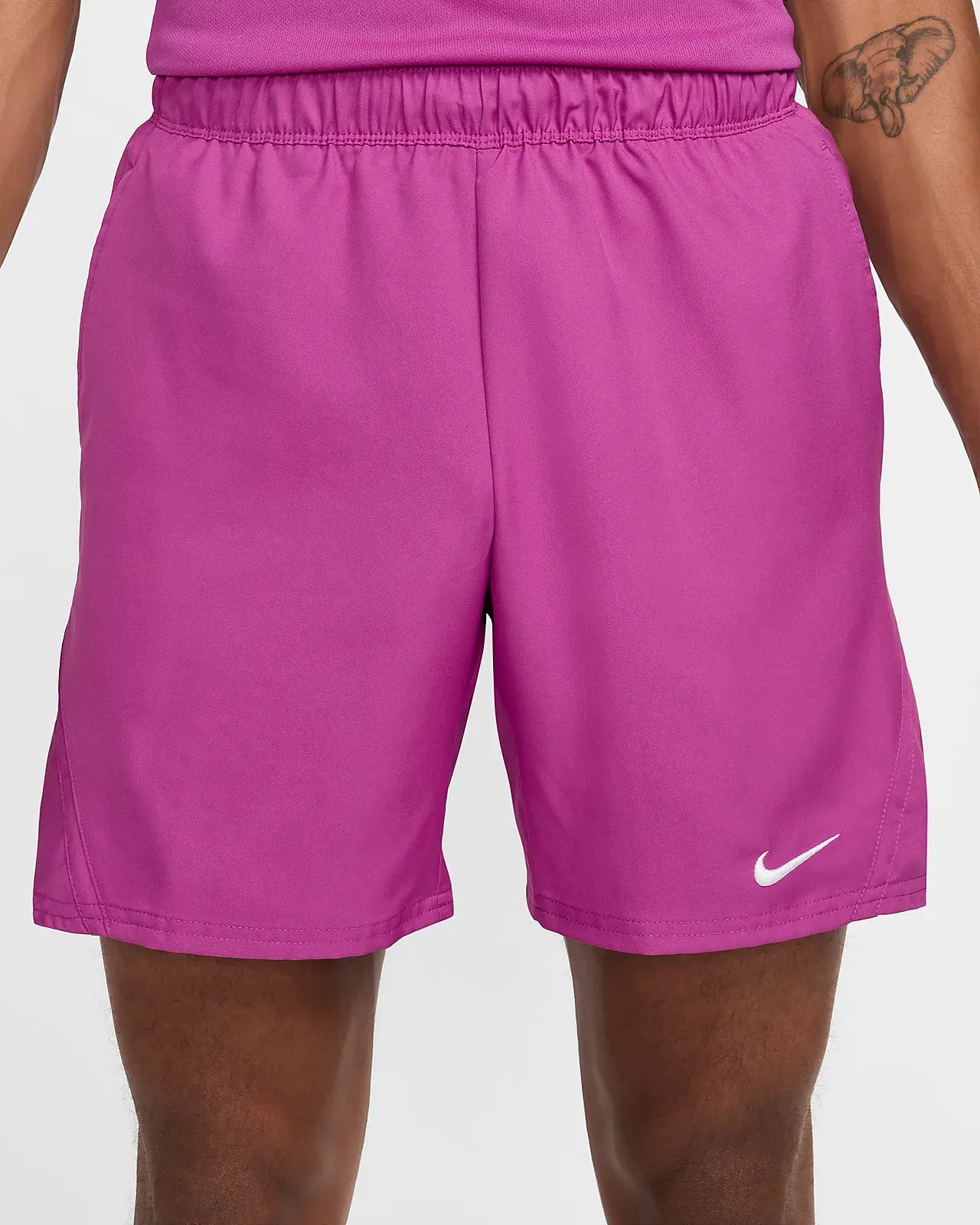 Mens Nike Victory 7" Tennis Shorts (Hot Fuchsia)