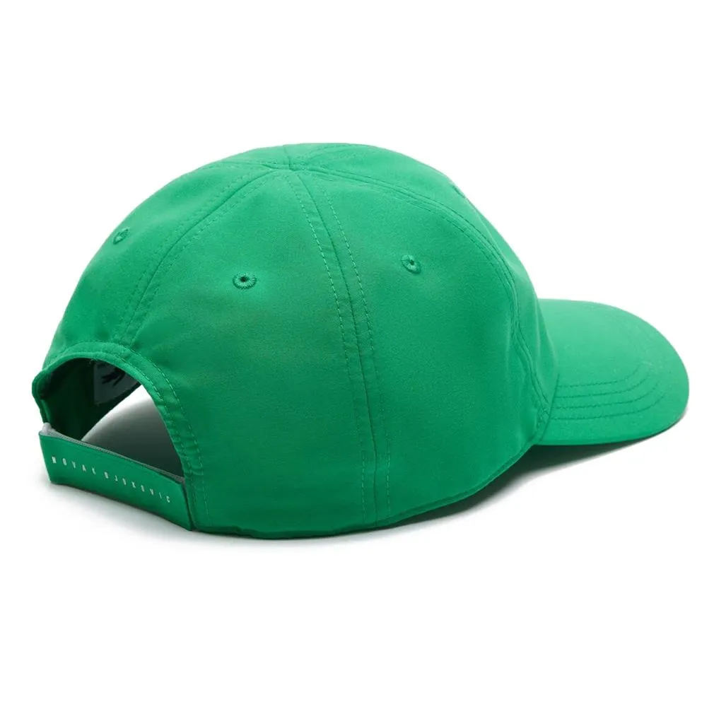 Men`s Novak Djokovic Microfiber Tennis Cap Fluorine Green