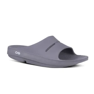 Men's Oofos OOahh Slide Color: Slate