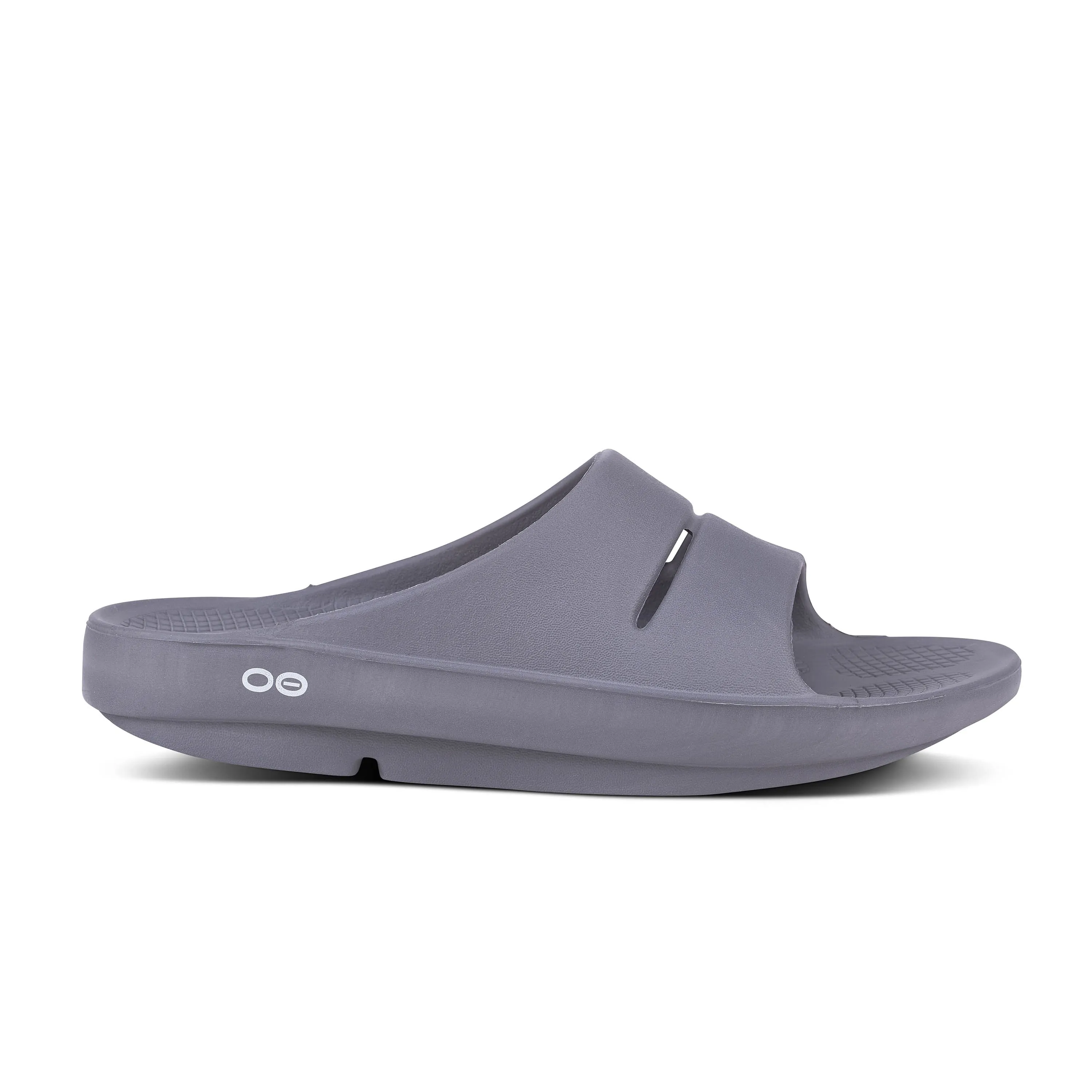 Men's Oofos OOahh Slide Color: Slate