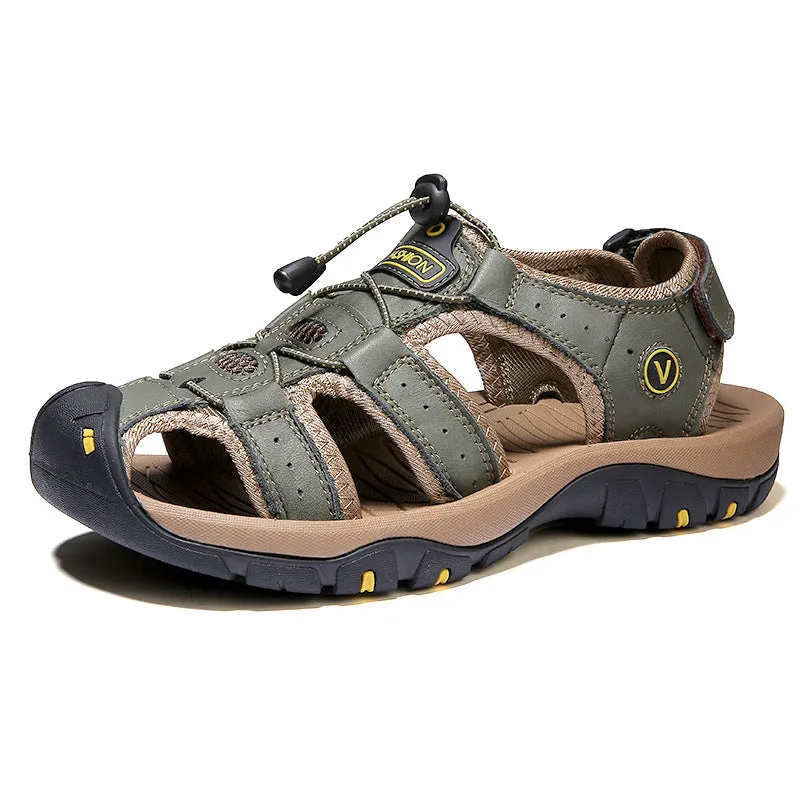 MEN'S OUTDOOR SPORTS LEATHER SANDALS