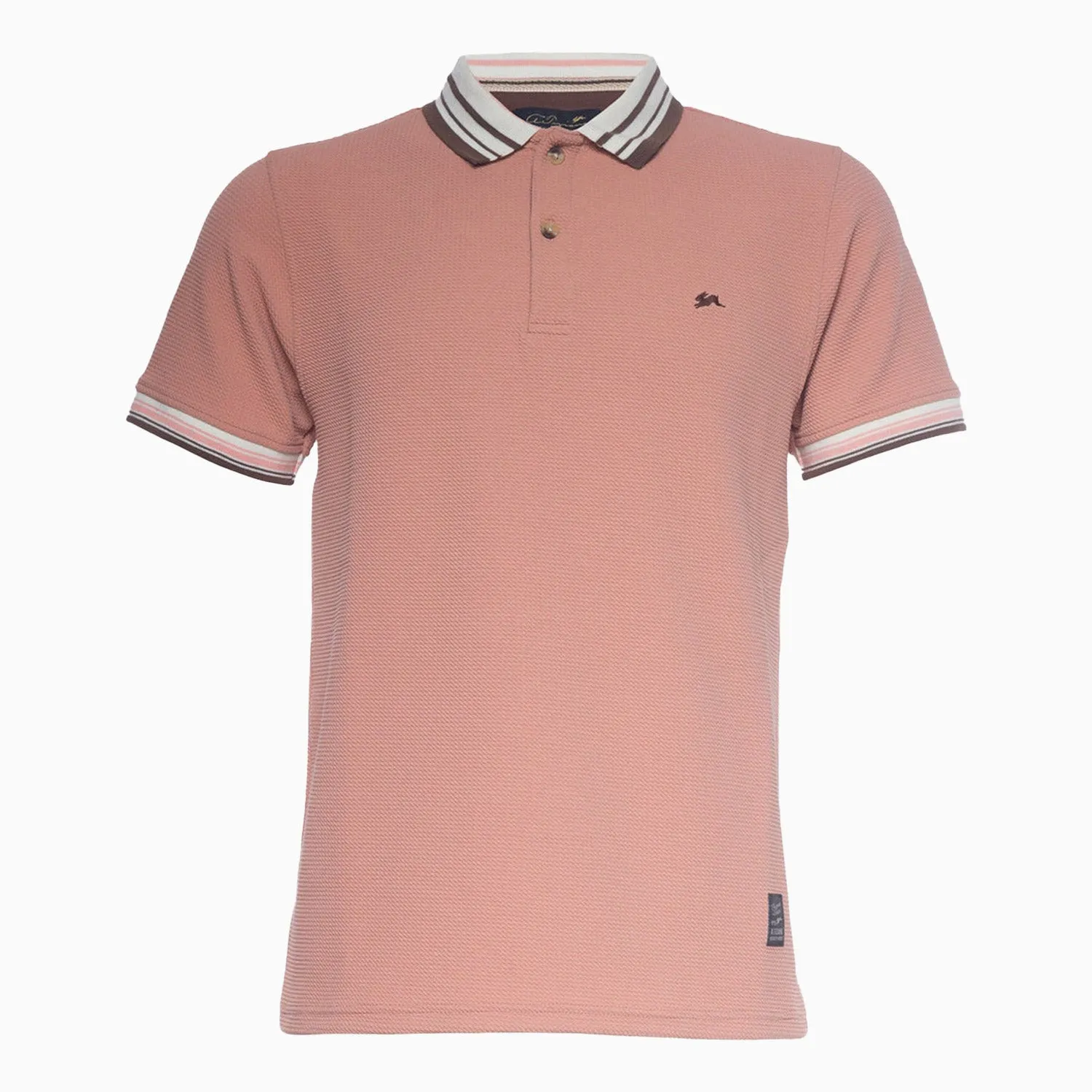 Men's Payton Quilted Jacquard Polo Shirt