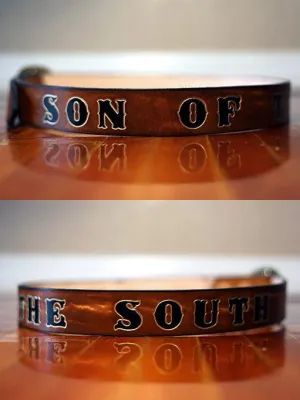 Mens Personalized Leather Belt