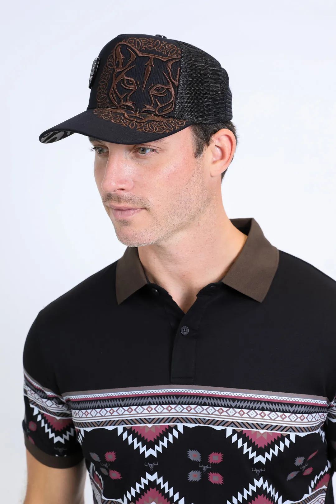 Men's Platini Jaguar Cap - Black