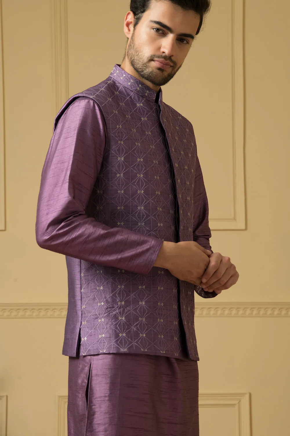 Men's Purplebee Nehru Jacket - Hilo Design