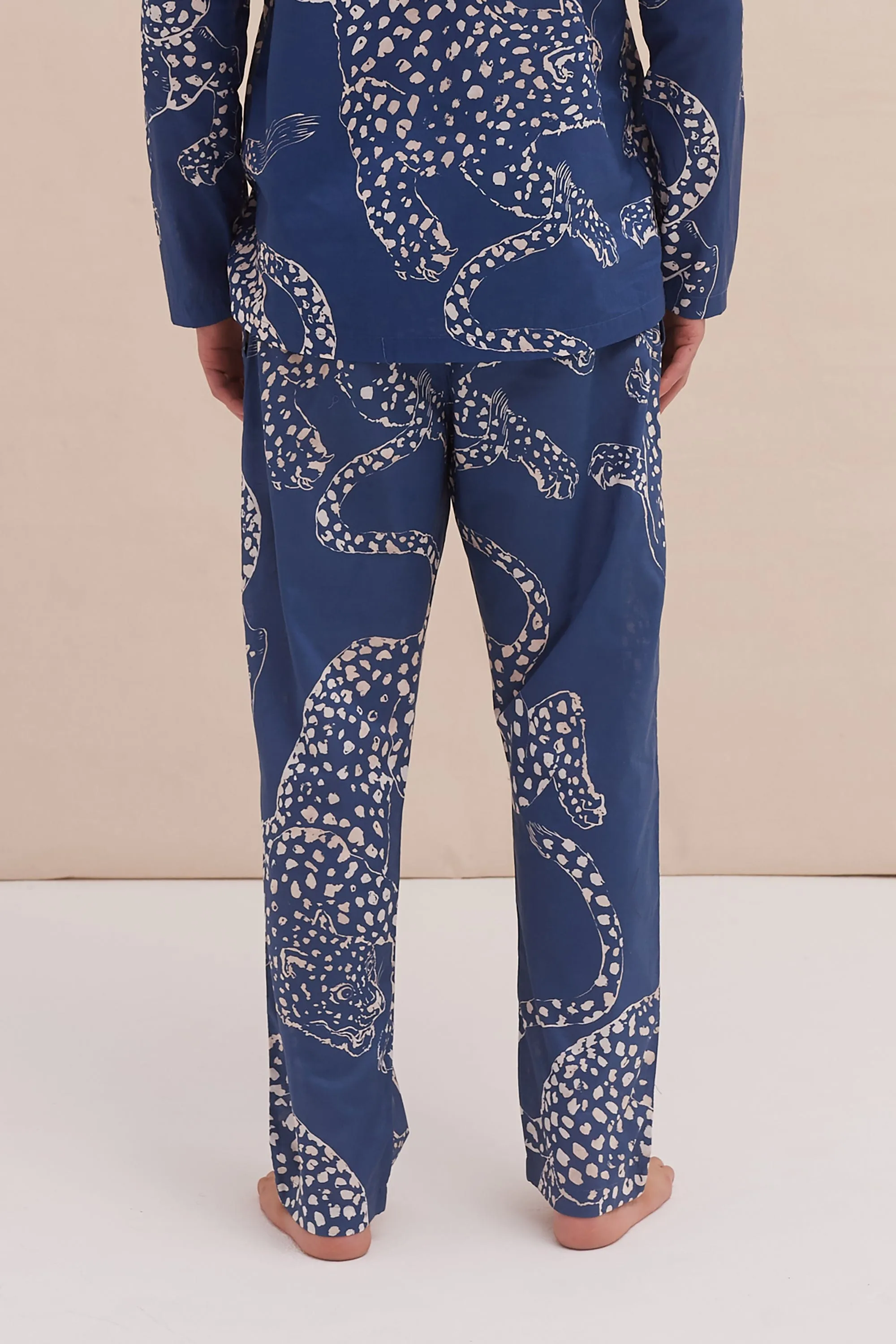 Men’s Pyjama Trousers The Jag Print Blue