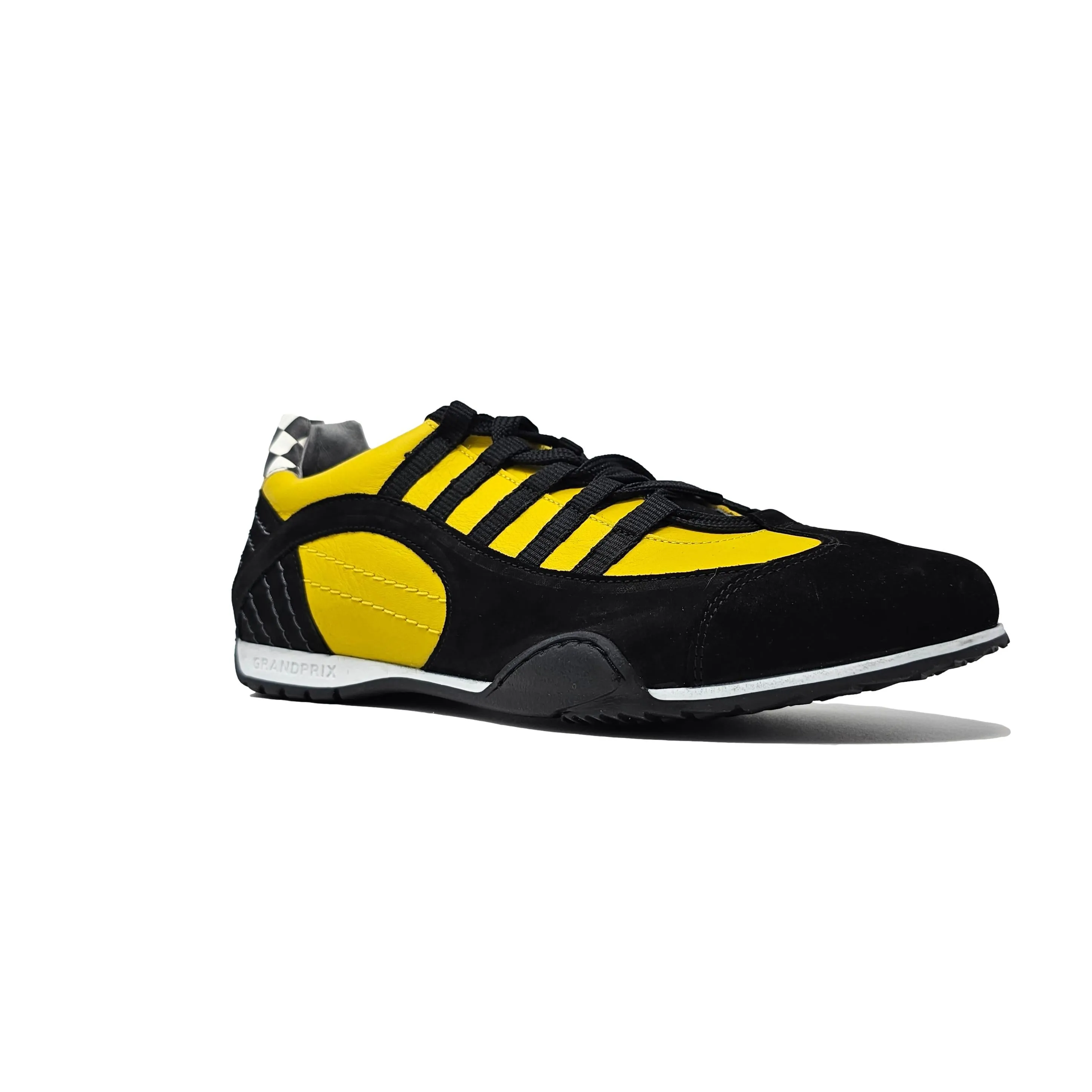 Men's Racing Sneaker in High-Octane Yellow (Bright Yellow and Black)