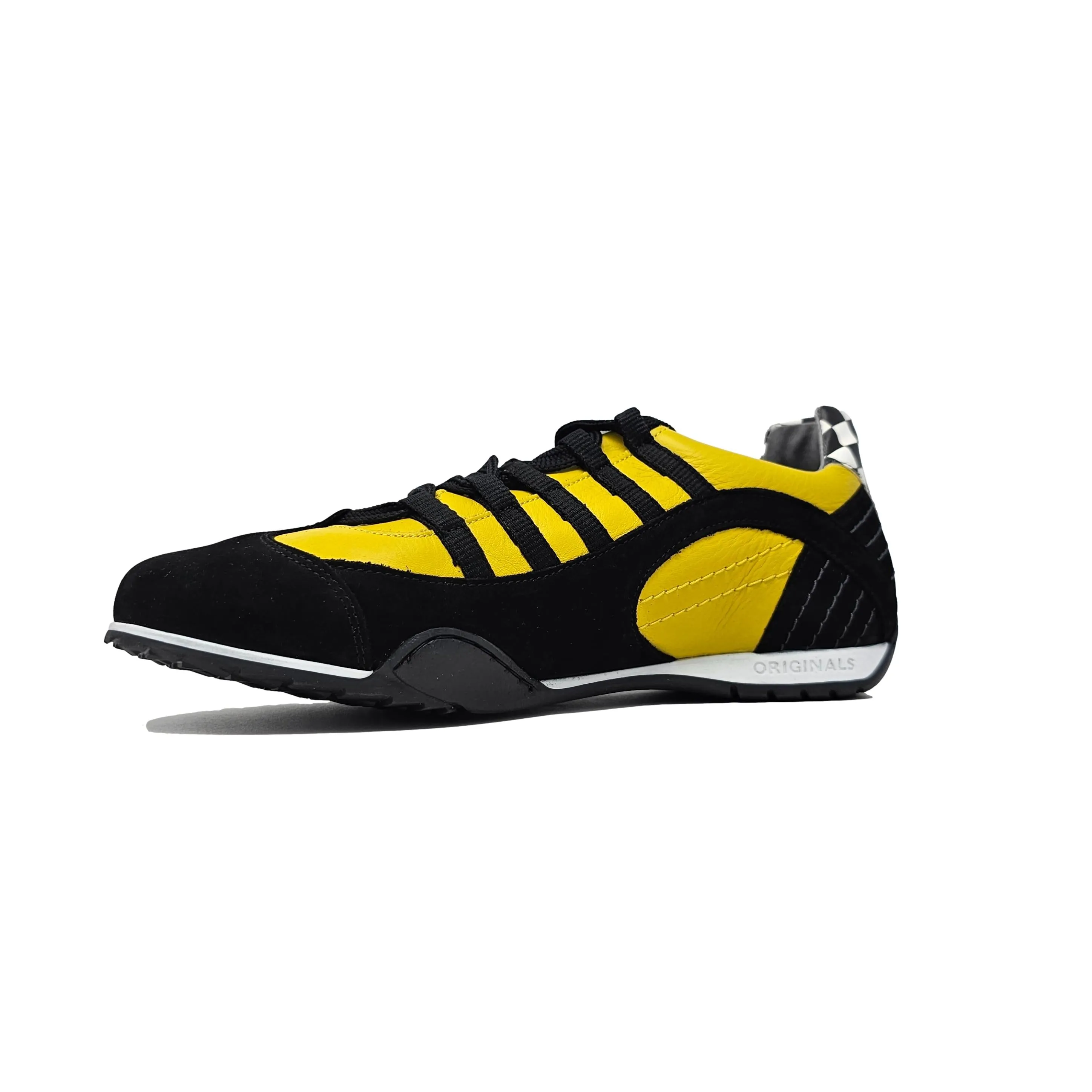 Men's Racing Sneaker in High-Octane Yellow (Bright Yellow and Black)