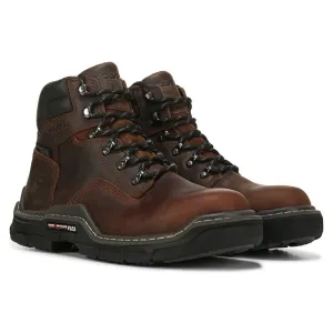 Men's Raider 6" Work Boots, Medium/X-Wide with Wolverine composite toe, peanut leather color