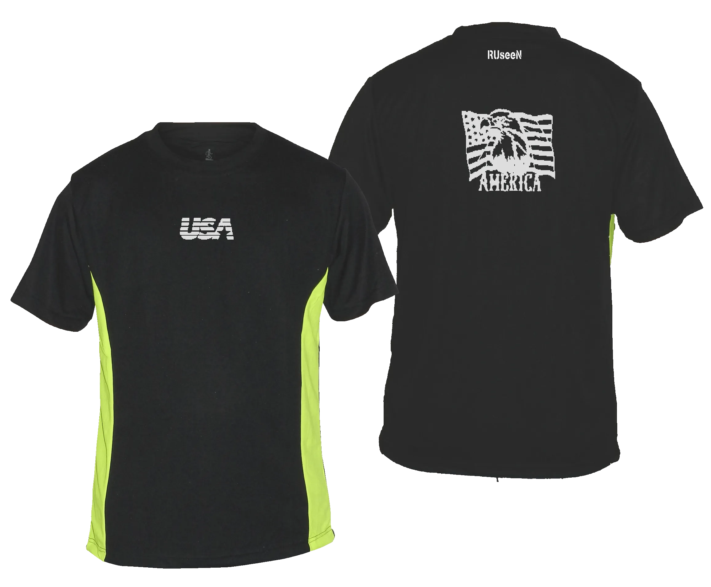 Men's Reflective Short Sleeve Shirt - America