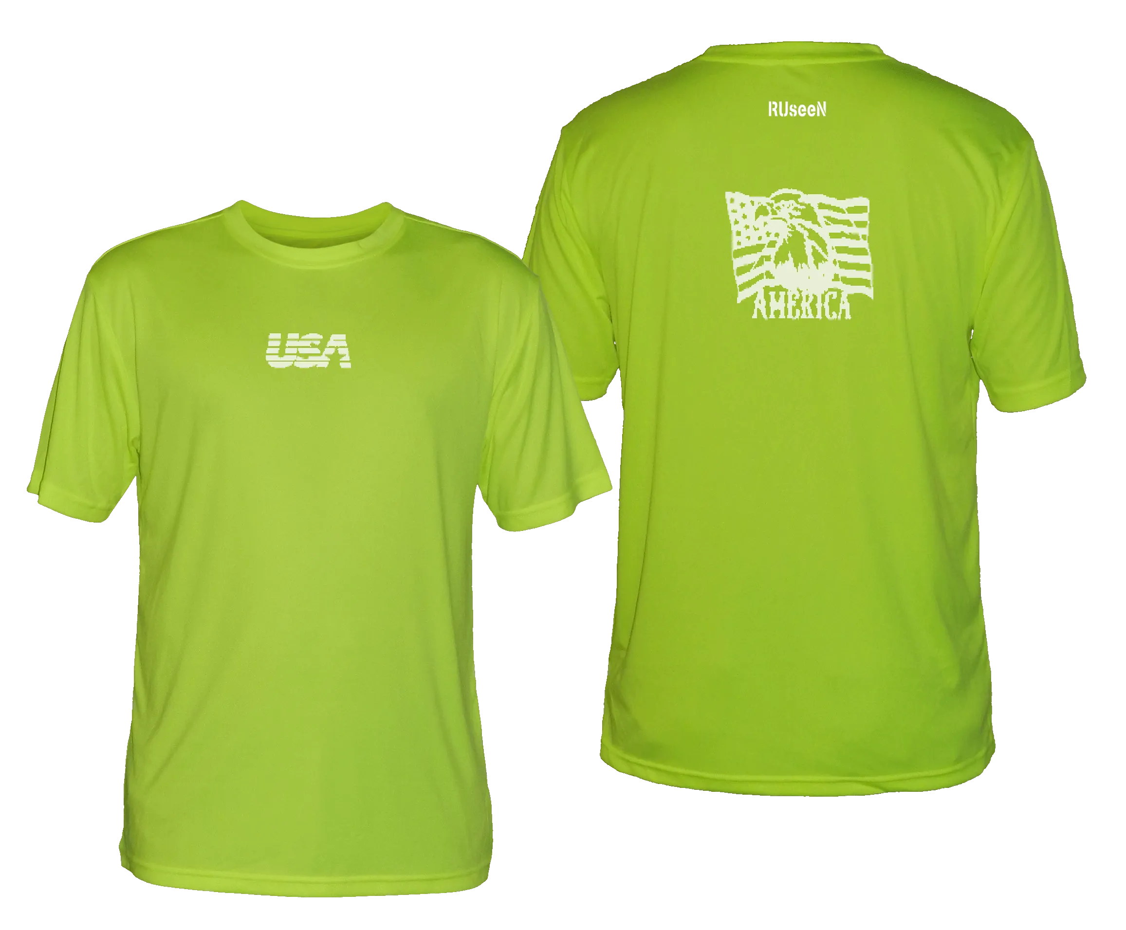 Men's Reflective Short Sleeve Shirt - America