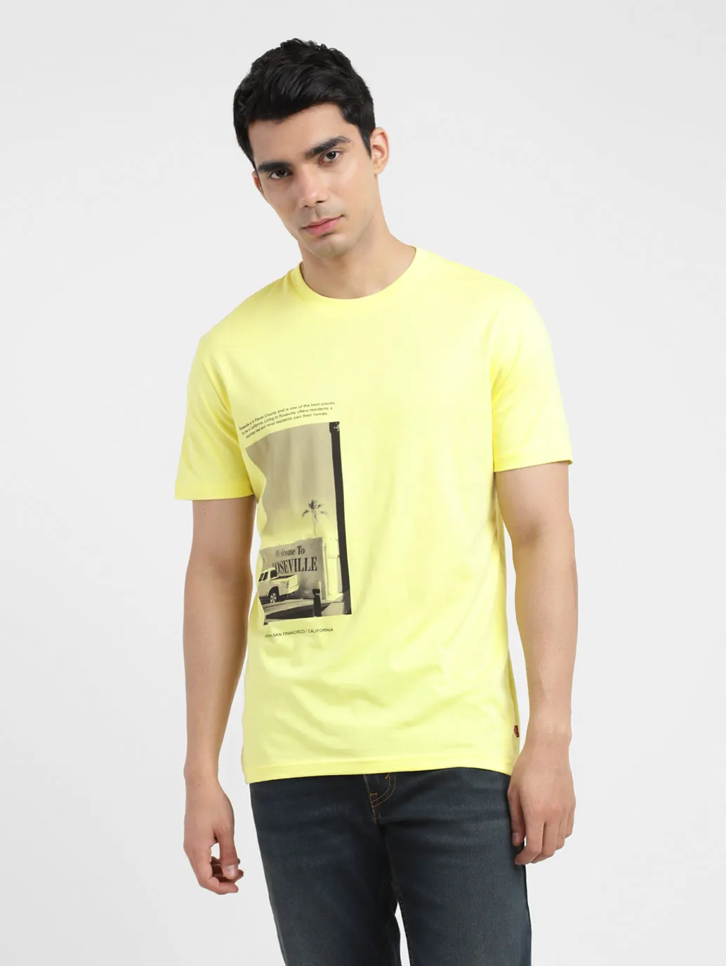 Men's Regular Fit  Crew Neck T-Shirt