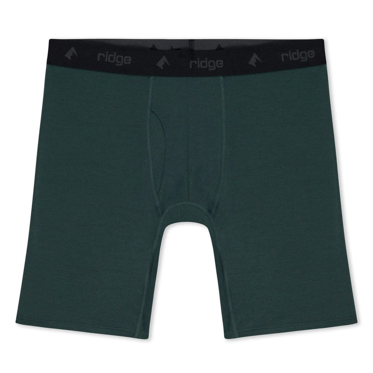 Men's Ridge Merino Wool Long Boxer Briefs - 9 Inch