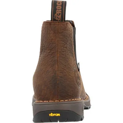 MEN'S ROCKY LEGACY 32 TWIN GORE WESTERN BOOT- DARK BROWN