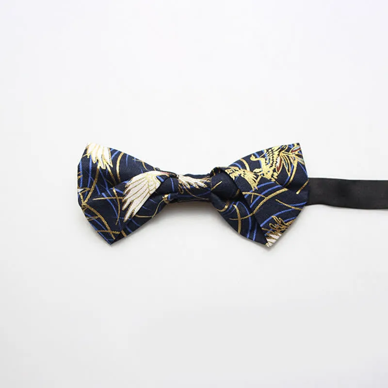 Men's Royal Pattern Wedding Cotton Bow Tie