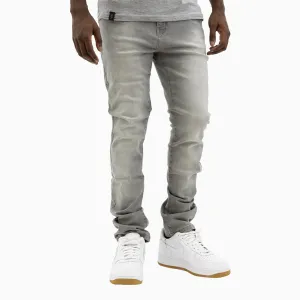 Men's Savar Ice Grey Slim Denim Jeans Pant