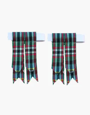 Men's Scott Green Prehistoric Tartan Kilt Flashes