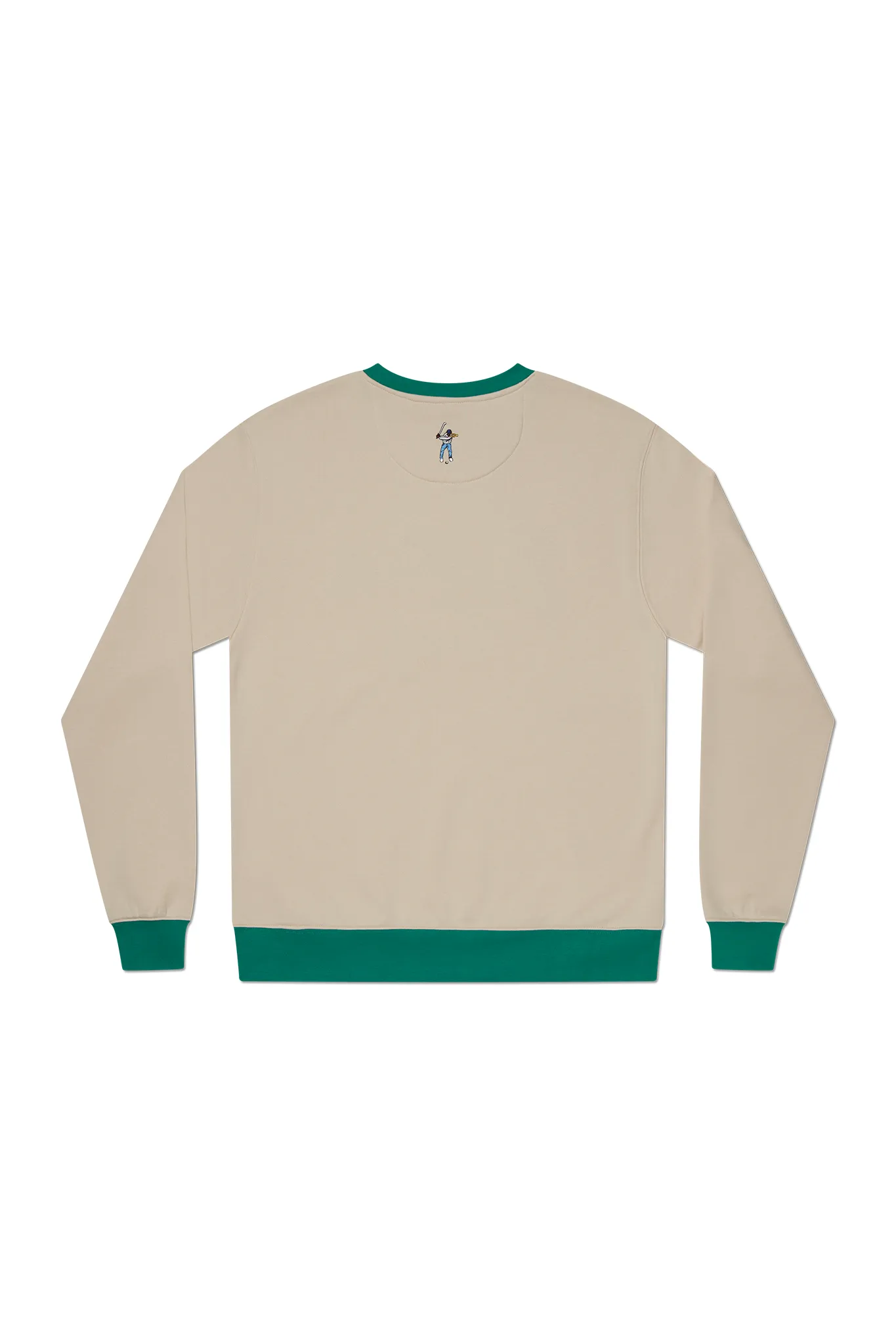 Men's Script Crew Neck Frosted Almond