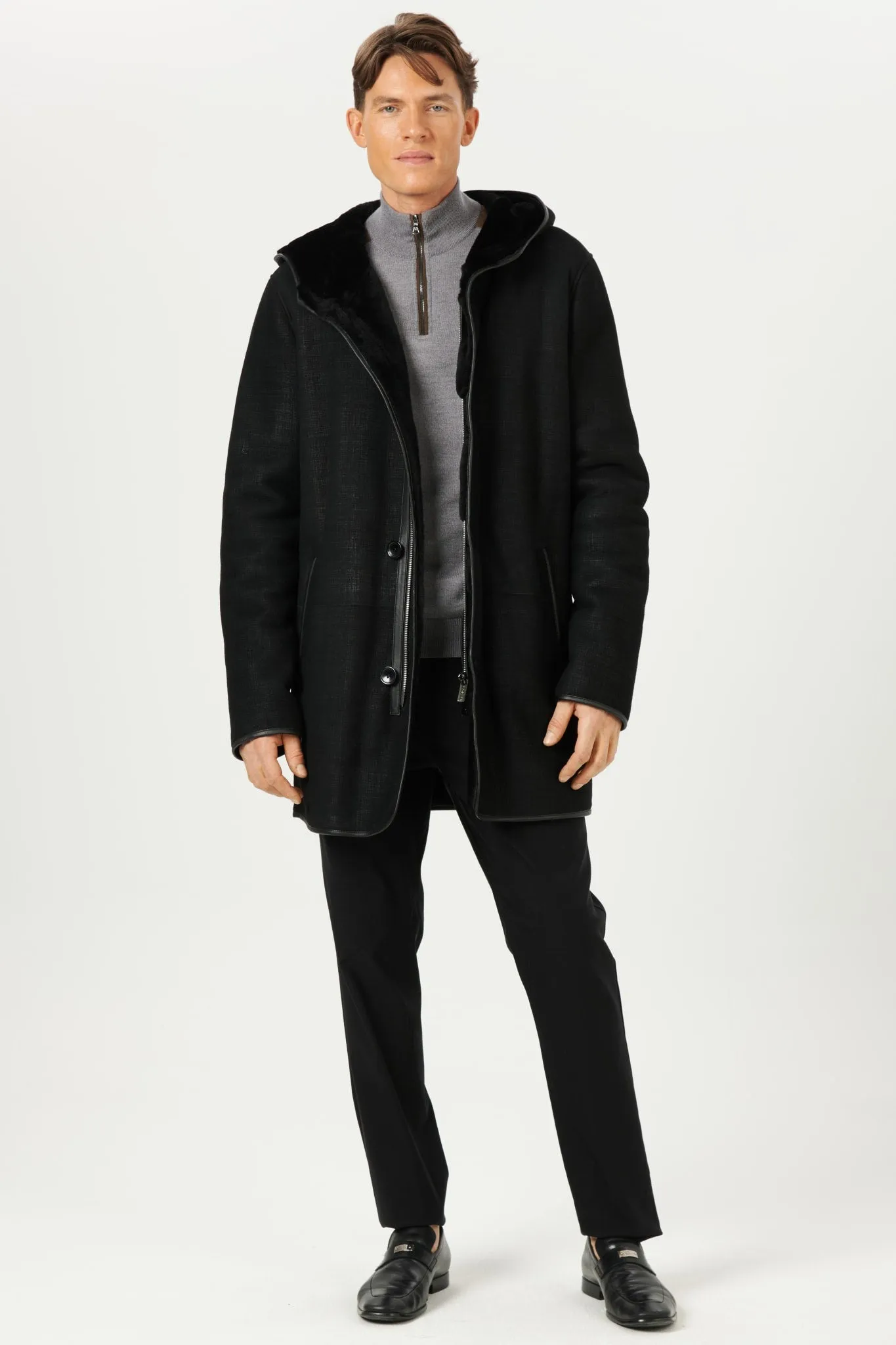 Men's Select Shearling Lamb Parka