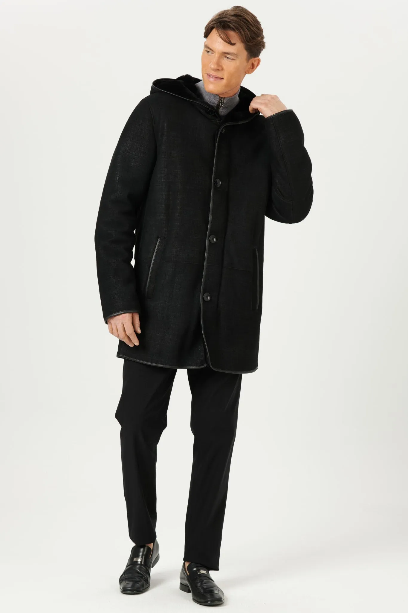 Men's Select Shearling Lamb Parka