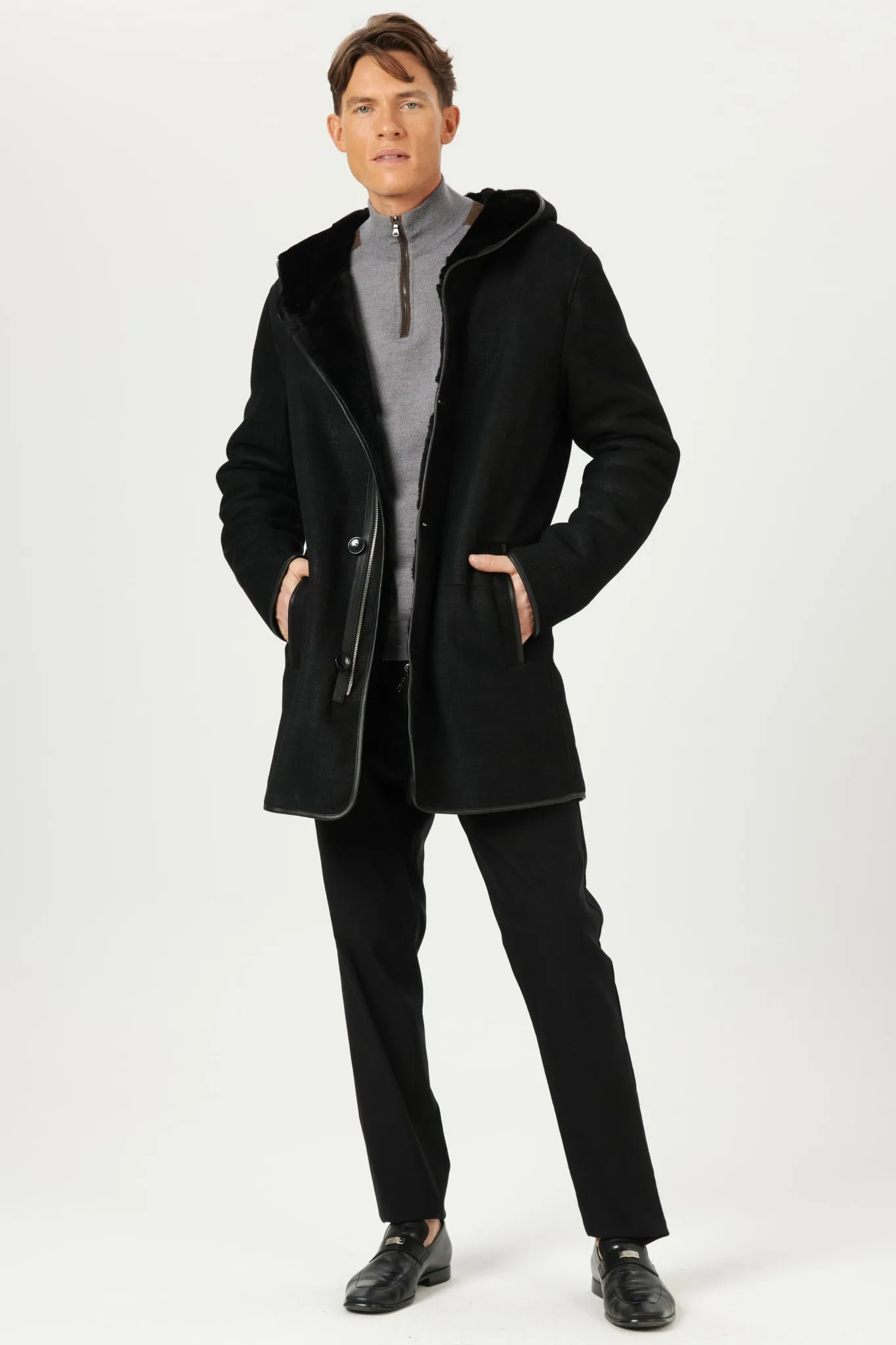 Men's Select Shearling Lamb Parka