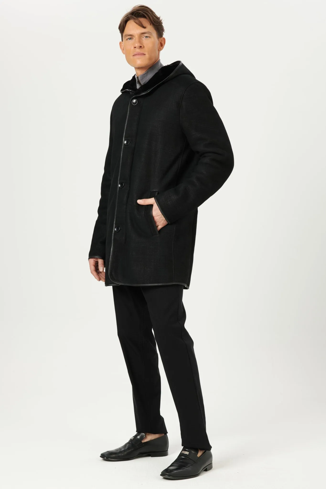 Men's Select Shearling Lamb Parka