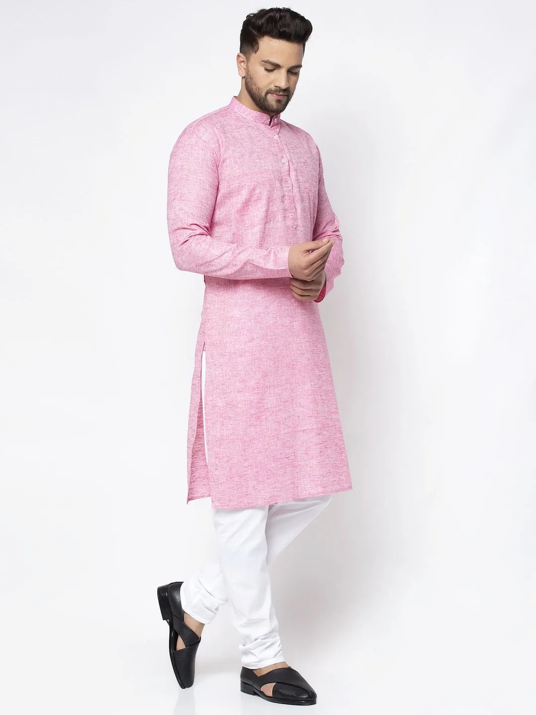 Men's Self Design Kurta Only - Virat Fashions