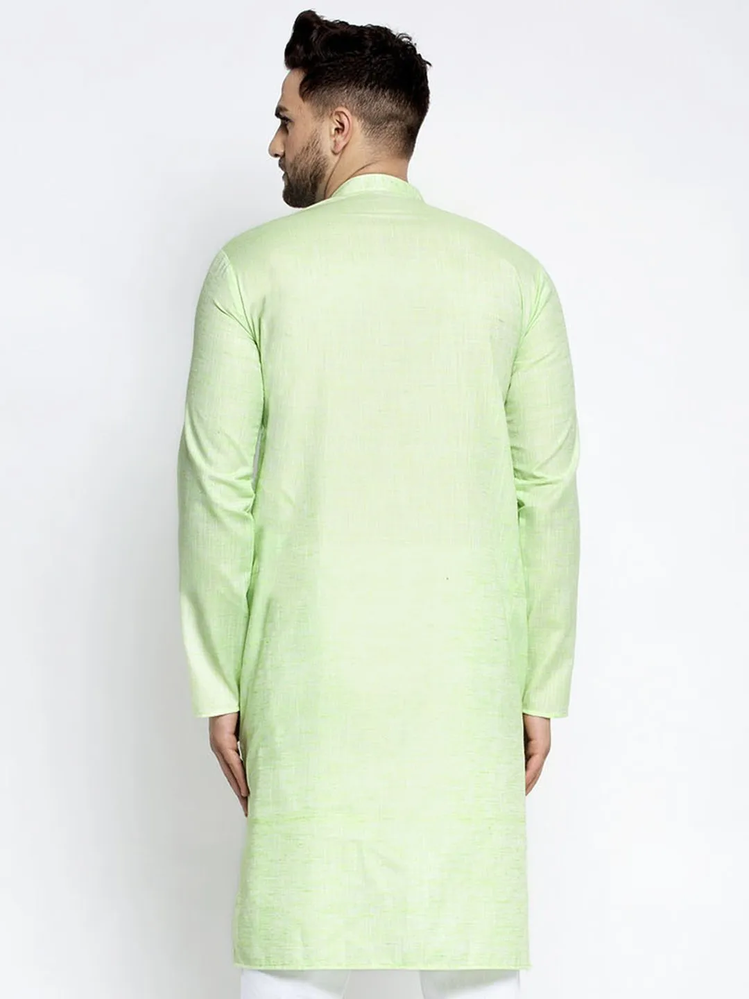 Men's Self Design Kurta Only - Virat Fashions