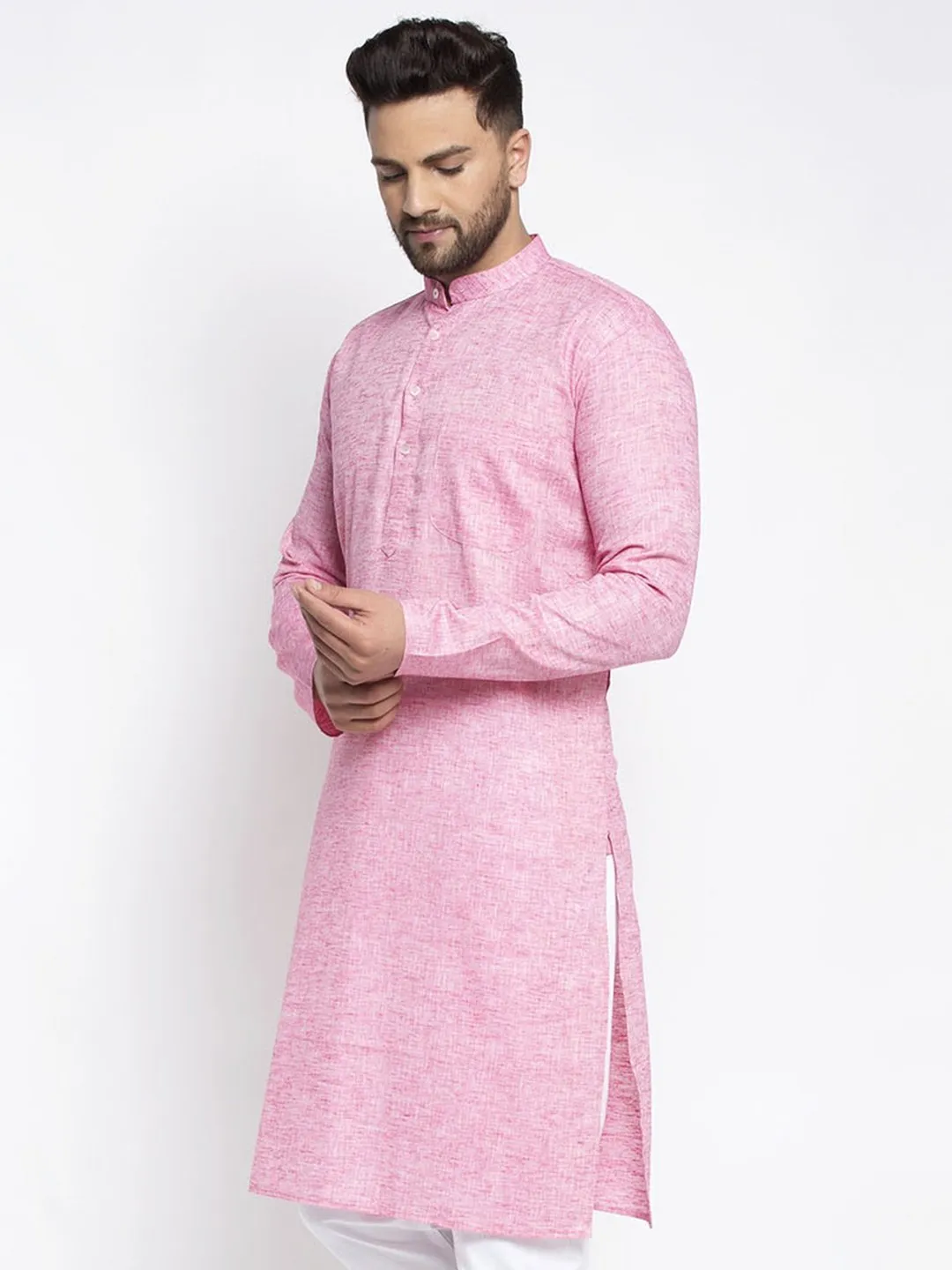 Men's Self Design Kurta Only - Virat Fashions