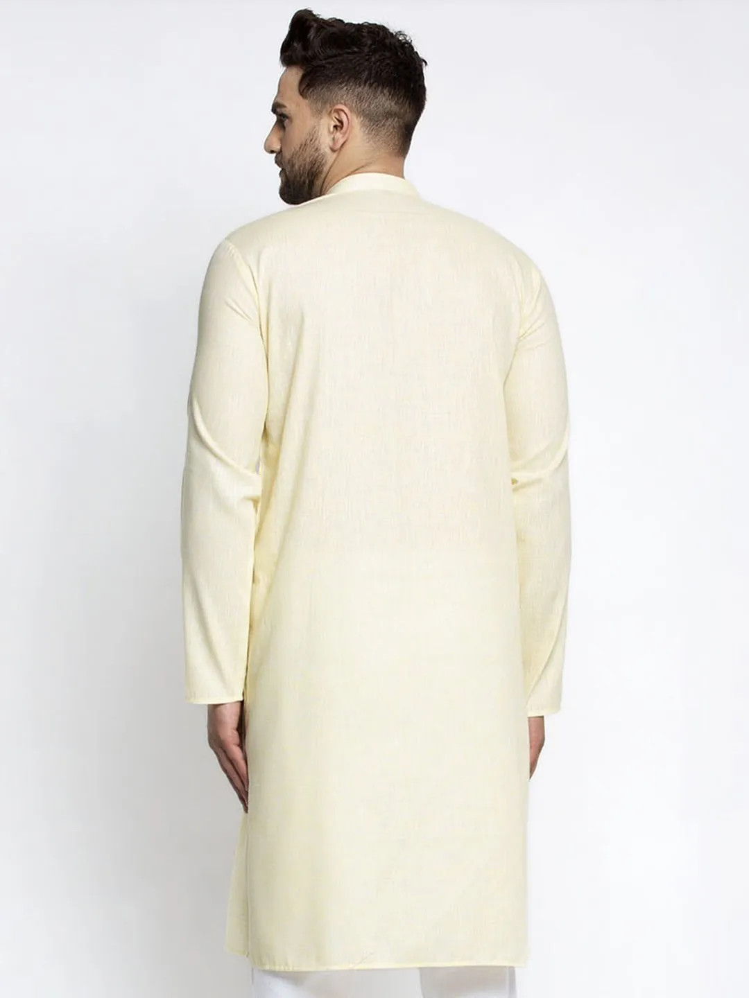 Men's Self Design Kurta Only - Virat Fashions