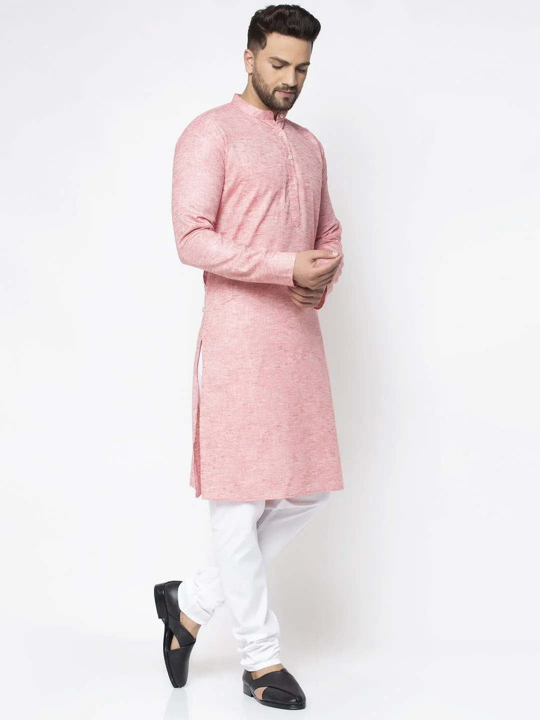 Men's Self Design Kurta Only - Virat Fashions