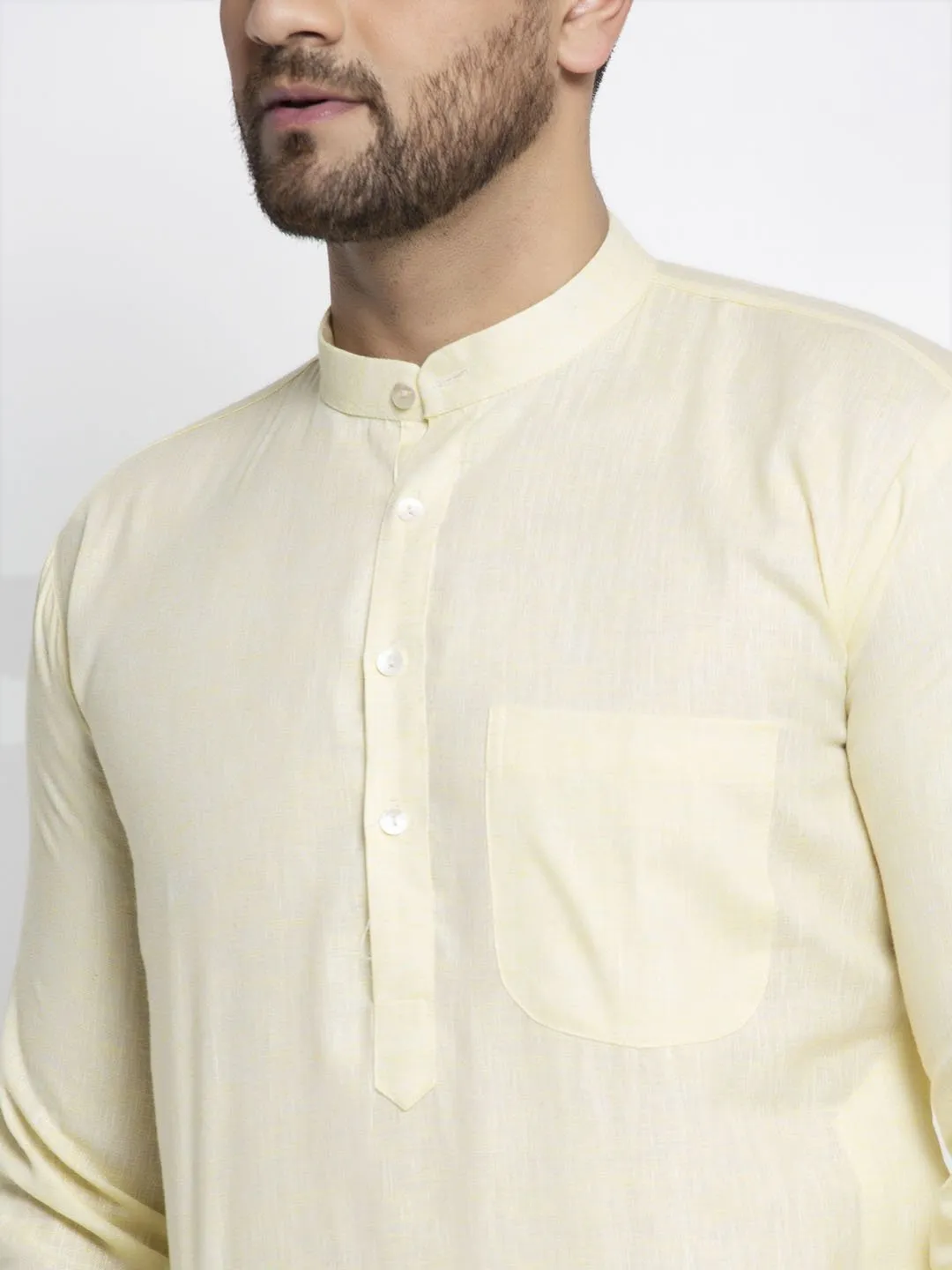 Men's Self Design Kurta Only - Virat Fashions