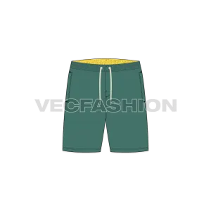 Mens Short Length Swim Shorts