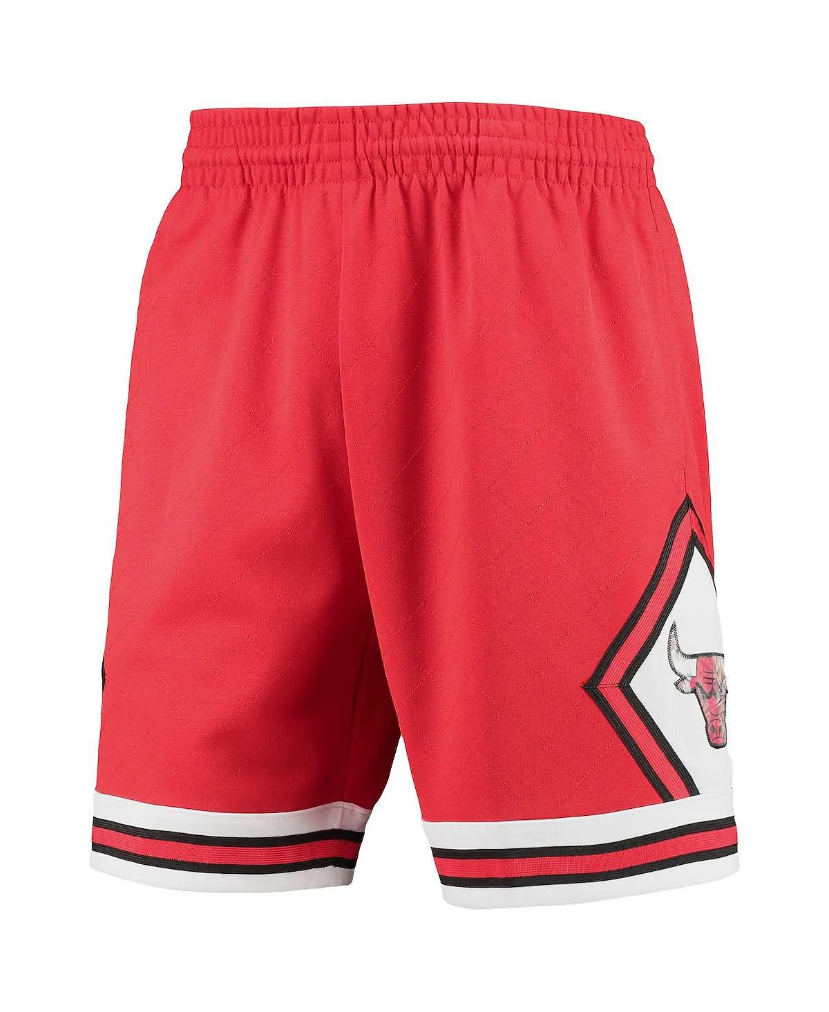 Men's shorts red chicago bulls 1997 hardwood classics 75th anniversary swingman Mitchell & Ness, red