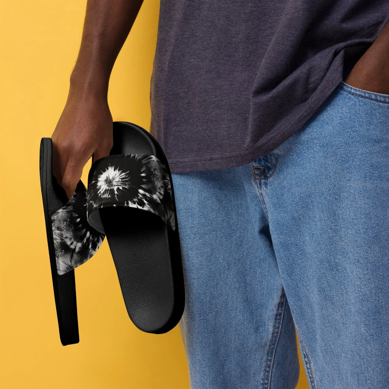 Men’s Slides Monochrome Burst