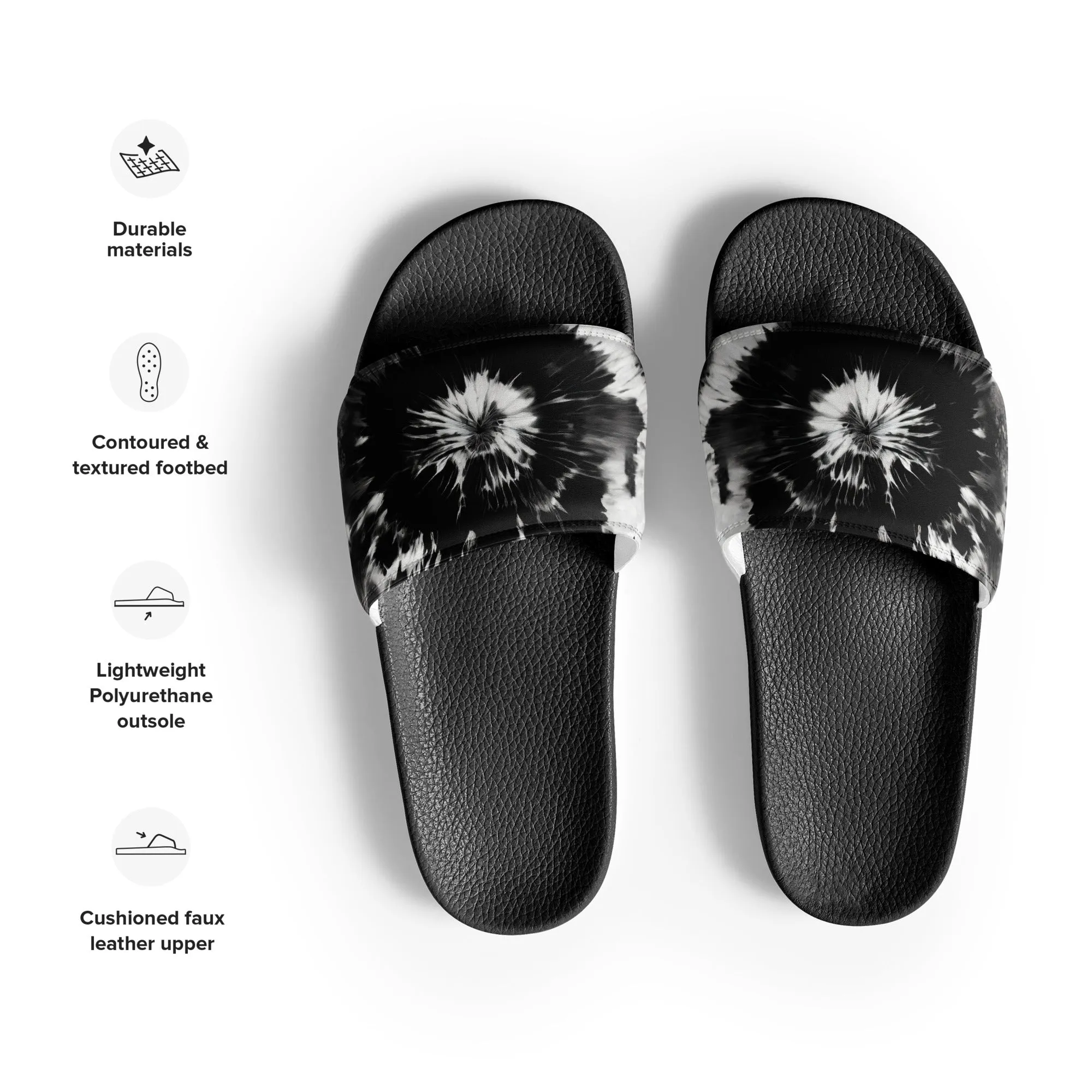 Men’s Slides Monochrome Burst