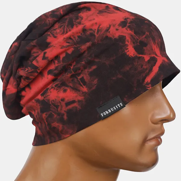 Mens Slouchy Beanie Hat Thin Skull Cap B404