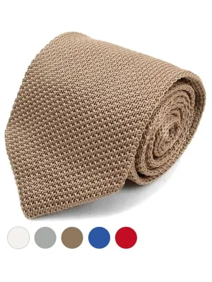 Men's Solid 3.0" Poly Knit Neck Tie