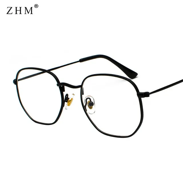 Men's Square Metal Frame Sunglasses