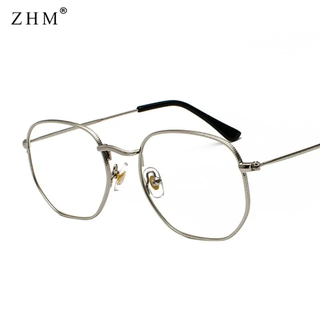 Men's Square Metal Frame Sunglasses